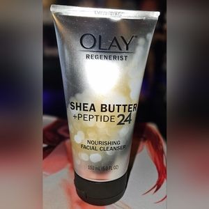 New OLAY Shea Butter + Peptide 24 Nourishing Facial Cleanser